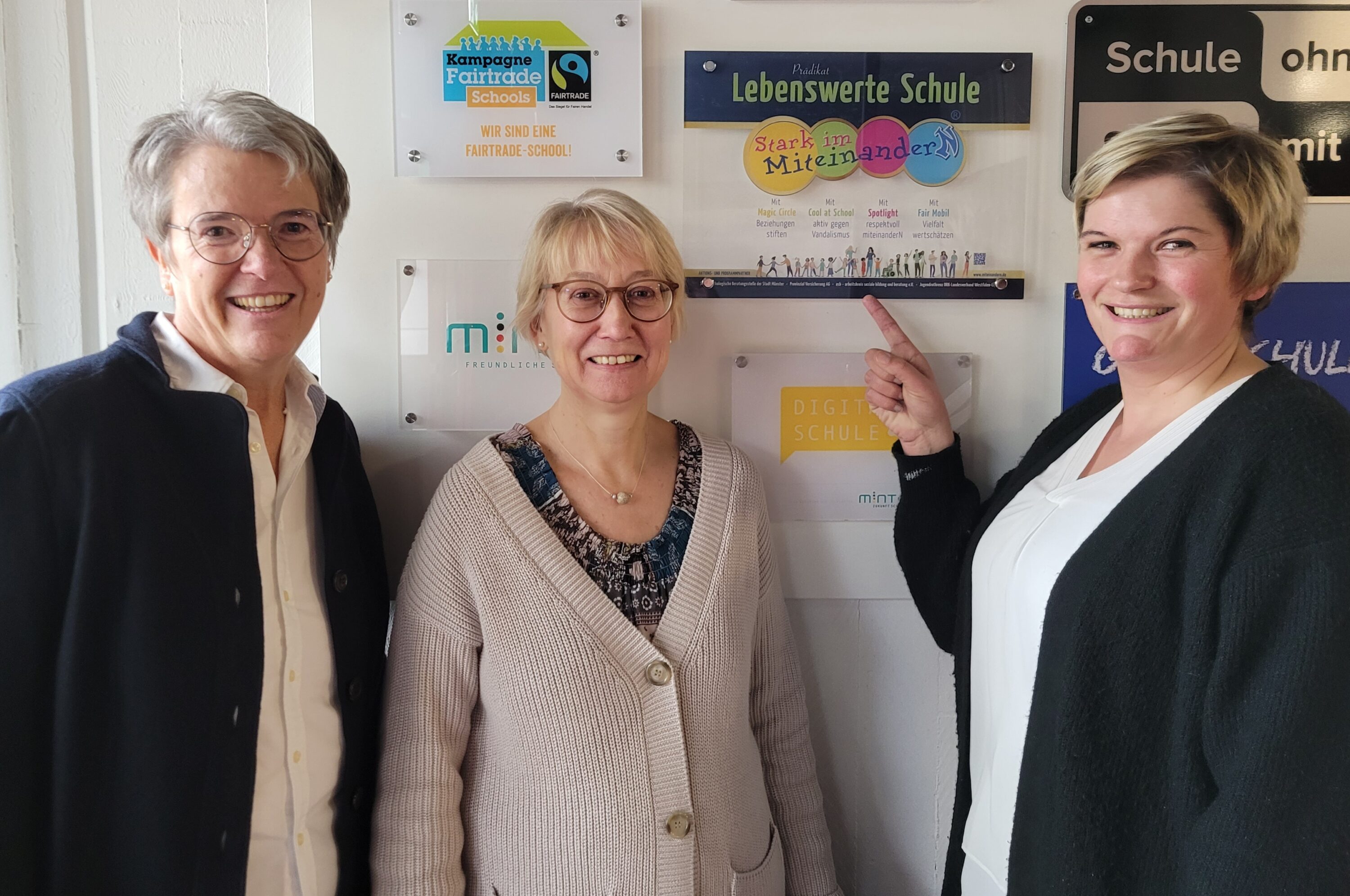 Lebenswerte Schule – Zertifizierung durch das „Fair Mobil“ 